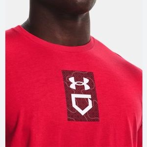 under armour mens shirt new medium RED 1367878
